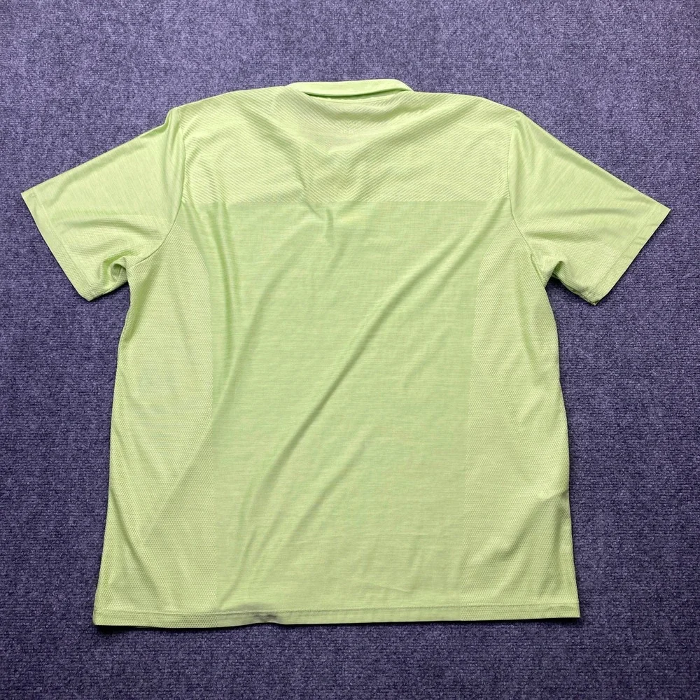 Tommy Bahama IslandZone Mens XL Lime Green Performance Golf Polo Shirt - Picture 6 of 7